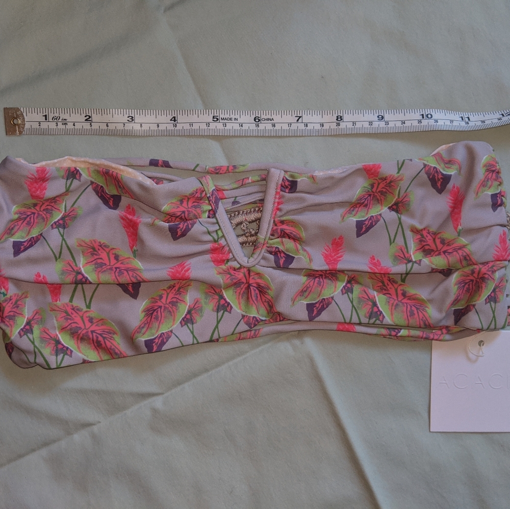 Acacia Strapless Swimwear Ohio Top - Large